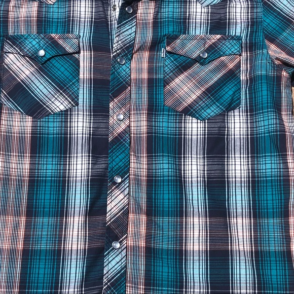 LEVI’S BUTTON DOWN SHORT SLEEVE L - Picture 3 of 6